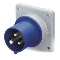 ДКС DIS2431693 Вилка панельная IP44 16A 2P+E 230В