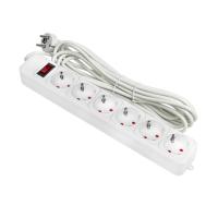 EKF UFP10-375-6-05 Сетевой фильтр 6*5м 10А/2,2кВт с выкл. c/з ПВС 3х0,75 Блокбастер PROxima