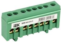 IEK YNN10-69-8KD-K06 Шина PE земля корпусный изолятор на DIN-рейку ШНИ-6х9-8-К-З
