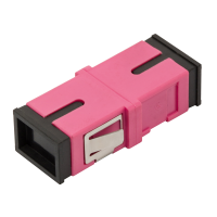 LANMASTER LAN-SC/NF-AM-OM4 Адаптер оптический SC без фланцев, OM4, симплексный