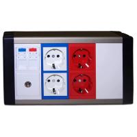 LANMASTER LAN-WA-WBK2-F45/8 Настенный блок, сдвоенный, на 8 модулей Mosaic 45x45