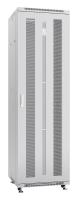 Cabeus ND-05C-42U60/60 Шкаф монтажный телекоммуникационный 19" напольный для распределительного и серверного оборудования 42U 600x600x2055mm (ШхГхВ) передняя и задняя перфорированные двери, ручка с замком, цвет серый (RAL 7035)