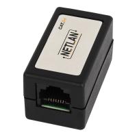NETLAN EC-UCB-55-UD2-BK-10 Кабельный соединитель RJ45-RJ45 (8P8C), Кат.5e (Класс D), 100МГц, неэкранированный, черный, уп-ка 10шт.