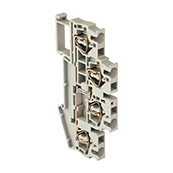 EKF plc-jxb-st-2.5-4-2 Колодка клеммная пружинная двойная JXB-ST-2.5 26А серая PROxima