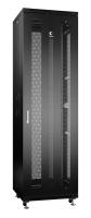 Cabeus ND-05C-42U60/100-BK Шкаф монтажный телекоммуникационный 19" напольный для распределительного и серверного оборудования 42U 600x1000x2055mm (ШхГхВ) передняя и задняя перфорированные двери, ручка с замком, цвет черный (RAL 9004) Cabeus ND-05C-42U60/100-BK Шкаф монтажный телекоммуникационный 19" напольный для распределительного и серверного оборудования 42U 600x1000x2055mm (ШхГхВ) передняя и задняя перфорированные двери, ручка с замком, цвет черный (RAL 9004)