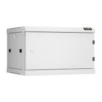 NIKOMAX TWC-066045-R-M-GY Настенный разборный шкаф TLK 19", 6U, металлическая дверь, Ш600хВ370хГ450мм, 2 пары монтажных направляющих, серый