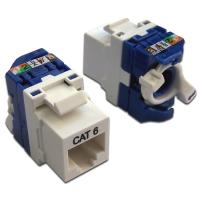 LANMASTER LAN-TK45U6/180-WH Модуль Keystone Tooless, RJ-45, кат.6, UTP, 180 градусов, белый