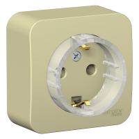 Systeme Electric BLNRA110117 Blanca открытой установки розетка с заземлением без штор.,(компакт) изол.пл.16А, 250В, бежевый Systeme Electric BLNRA110117 Blanca открытой установки розетка с заземлением без штор.,(компакт) изол.пл.16А, 250В, бежевый