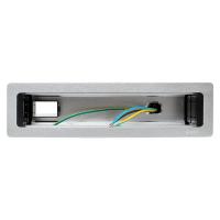 EKF cl-vnbin-10-s Встраиваемый настольный розеточный блок, 10 модулей, C-Line