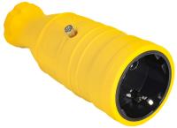 IEK OM-KR20-16-20-P1-00-K05 OMEGA Розетка переносная РБп14-1-0м IP20 желтая