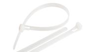 NIKOMAX NMC-CTN400-80-RL-WT-100 Стяжка нейлоновая открывающаяся, 400х8,0мм, белая, уп-ка 100шт.