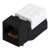 NIKOMAX NMC-KJUD2-FT-BK Модуль-вставка типа Keystone, Кат.5е (Класс D), 100МГц, RJ45/8P8C, FT-TOOL/110/KRONE, T568A/B, неэкранированный, максимальная ширина 17 мм, черный NIKOMAX NMC-KJUD2-FT-BK Модуль-вставка типа Keystone, Кат.5е (Класс D), 100МГц, RJ45/8P8C, FT-TOOL/110/KRONE, T568A/B, неэкранированный, максимальная ширина 17 мм, черный
