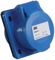 IEK PSR41-016-3 Розетка встр. ССИ-413 16А-6ч 220В 2P+PE IP44