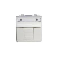 ДКС 76655B Ком.роз. RJ45 кат.5e, Brava, белая, 2мод