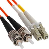 LANMASTER LAN-2ST-2LC/OM2-10 Патч-корд оптический, LSZH, дуплексный, ST/PC-LC/PC, MM 50/125, 10 м