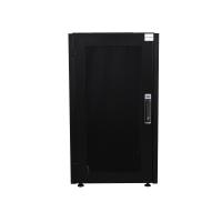 Datarex DR-721001 Шкаф напольный, телекоммуникационный 19", 20U 600х600, передняя дверь перфорация, задняя стенка перфорированная, черный