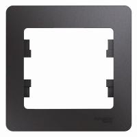 Systeme Electric GSL001301 Glossa 1-постовая рамка, графит