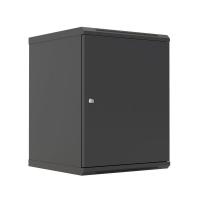 DANNMAN WXD-1245-S-RAL9005 Шкаф настенный 19", 12U, 650x600х450мм, металлическая дверь, черный