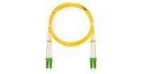 NIKOMAX NMF-PC2S2C2-LCA-LCA-001-R Шнур волоконно-оптический, соединительный, одномодовый 9/125мкм, стандарта OS2, LC/APC-LC/APC, двойной, полимерный материал нг(A)-HF, 2мм, желтый, 1м