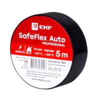 EKF plc-iz-sfau-b Изолента ПВХ 15мм 5м черный серии SafeFlex Auto