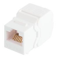 NIKOMAX NMC-KJUA2-ET-WT Модуль-вставка типа Keystone Essential Line, Кат.6a (Класс Ea), 500МГц, RJ45/8P8C, самозажимной, T568A/B, 180 градусов, неэкранированный, белый