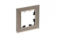 Systeme Electric ATN320501 AtlasDesign NATURE 1-постовая рамка, органическое стекло шампань