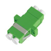 NIKOMAX NMF-OA2SM-LCA-LCA-2 Адаптер волоконно-оптический, соединительный, одномодовый, LC/APC-LC/APC, двойной, пластиковый, зеленый, уп-ка 2шт.