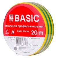 EKF plc-iz-a-yg Изолента 0,18х19мм (20м.) желто-зеленая