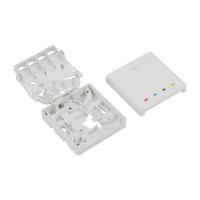 LANMASTER LAN-DRF-4SC/SB-WH Розетка на DIN-рейку на 4 адаптера SC, белая
