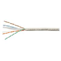 Cabeus UTP-4P-Cat.6-SOLID-LSZH-GY Кабель витая пара UTP (U/UTP), категория 6, 4 пары (23 AWG), одножильный, LSZH нг(А)-HF, серый (305 м)