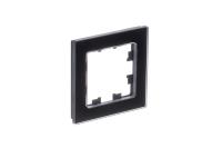 Systeme Electric ATN361001 AtlasDesign NATURE 1-постовая рамка, натуральное стекло, черный Systeme Electric ATN361001 AtlasDesign NATURE 1-постовая рамка, натуральное стекло, черный