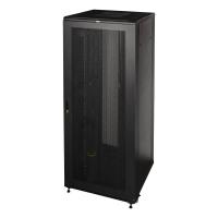TWT TWT-CBB-42U-8x10-P1 Шкаф 19" Business, 42U 800x1000, черный, передняя дв. перфорир., задняя дв. распашная перфорир.