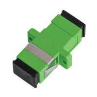 NIKOMAX NMF-OA1SM-SCA-SCA-2 Адаптер волоконно-оптический, соединительный, одномодовый, SC/APC-SC/APC, одинарный, пластиковый, зеленый, уп-ка 2шт.
