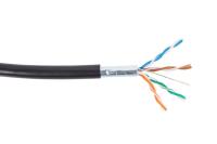 Datarex DR-140103 Кабель кат. 5е, 4 пары F/UTP PE, 24AWG, черный, внешний, катушка 305 м