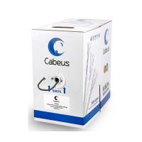 Cabeus FTP-4P-Cat.5e-SOLID-LSZH-BK Кабель витая пара экранированная FTP (F/UTP), категория 5e, 4 пары (24 AWG), одножильный, экран - фольга, черный, LSZH, нг(А)-HF, (305 м) Cabeus FTP-4P-Cat.5e-SOLID-LSZH-BK Кабель витая пара экранированная FTP (F/UTP), категория 5e, 4 пары (24 AWG), одножильный, экран - фольга, черный, LSZH, нг(А)-HF, (305 м)