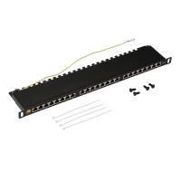 LANMASTER LAN-PPC24S6 Патч-панель компактная 24 порта, STP, кат. 6, 0.5U