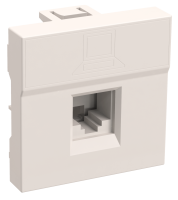 IEK CKK-40D-RI2-K01 Розетка информационная РКИ-20-00-П RJ-45 UTP кат.5e (на 2 модуля) ПРАЙМЕР белая
