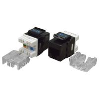 TWT TWT-OK45UTP180/6-BK Модуль Keystone RJ45, Cat.6, UTP, 180 градусов, черный