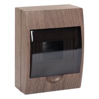 EKF pb40-n-6-dark Щит распределительный навесной ЩРН-П- 6 темное дерево IP41 PROxima