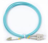 Cabeus FOP-50-LC-SC-1,5m Шнур оптический duplex LC-SC 50/125 mm OM3 1,5м LSZH