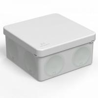 Промрукав 60-0300 Коробка распределительная 100х100х50 для прямого монтажа двухкомпонентная безгалогенная (HF) 