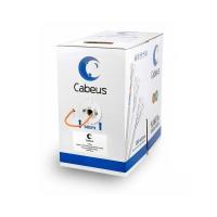Cabeus FTP-4P-Cat.5e-SOLID-LSZH Кабель витая пара экранированная FTP (F/UTP), категория 5e, 4 пары (24 AWG), одножильный, экран - фольга, LSZH, нг(А)-HF, 305 м Cabeus FTP-4P-Cat.5e-SOLID-LSZH Кабель витая пара экранированная FTP (F/UTP), категория 5e, 4 пары (24 AWG), одножильный, экран - фольга, LSZH, нг(А)-HF, 305 м