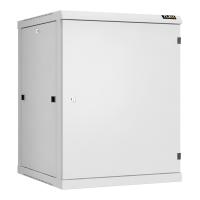 NIKOMAX TWC-156060-R-M-GY Настенный разборный шкаф TLK 19", 15U, металлическая дверь, Ш600хВ770хГ600мм, 2 пары монтажных направляющих, серый