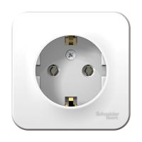 Systeme Electric BLNRA010111 Blanca открытой установки розетка с заземлением без шторок изол.пл., 16А, 250В, белый