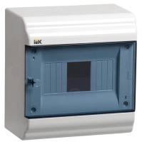 IEK MKP82-N-06-41-20 Щит распределительный навесной ЩРн-П-6 пластиковы й прозрачная дверь IP41