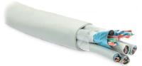 Hyperline FUTP16W-C5-S24-IN-LSZH-GY (FTP16W-C5-SOLID-IN-LSZH) Кабель витая пара, экранированная F/UTP, категория 5, 16 пар (4 пары (24 AWG)х4), одножильный (solid), каждый 4х парник: экран-фольга, LSZH оболочка, LSZH нг(А)-HF, –20°C - +60°C, серый