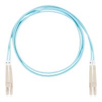 Datarex DR-220063 Шнур оптический коммутационный (патч-корд), LC-LC, дуплекс (duplex) OM3, нг(А)-HF, бирюзовый, 2,0 м