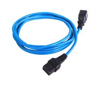 Rem R-16-Cord-C19-C20-3-Blue Шнур питания с фиксатором IEC 60320 C19/IEC 60320 C20, 16 А / 250 В (3 × 1,5), длина 3 м, синий
