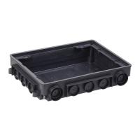 IEK KNU-12-PA-9011 Коробка напольная ONFLOOR 12 модулей