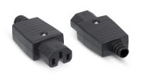 Cabeus IEC-320-C13 Вилка С13 разборная, 10А, 250 V, черная